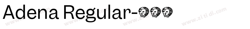 Adena Regular字体转换